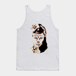 Skull girl Tank Top